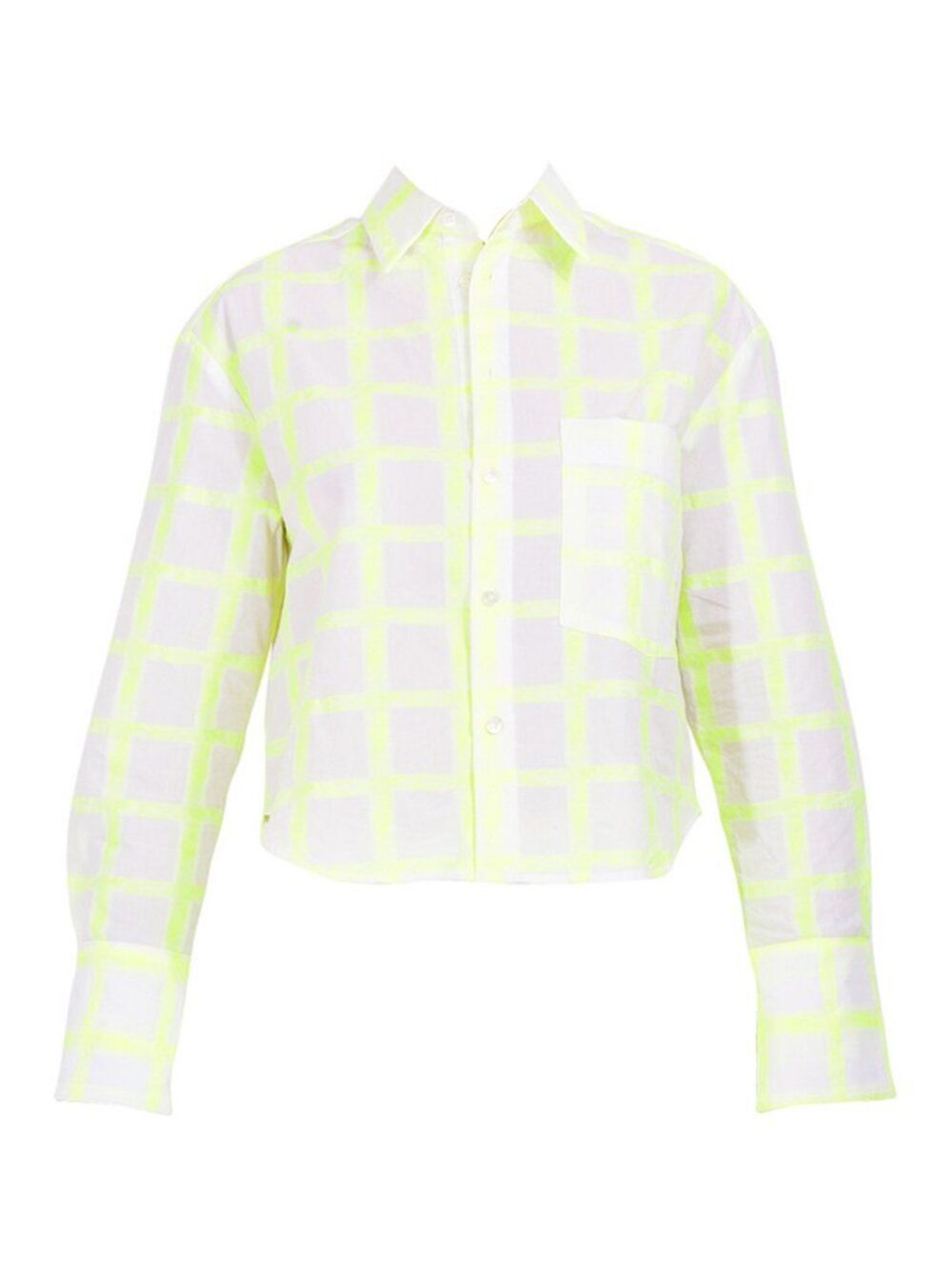 CISSA The Belle Shirt in Day Glow Check M
